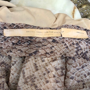 Vtg 1960s PYTHON Snake Print LUREX Maxi-dress XXS - Etsy