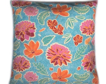 Housse de coussin motif Pivoine