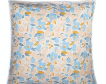 Housse de coussin motif pastel