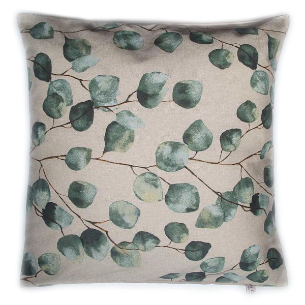 Housse de coussin motif Eucalyptus