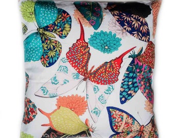 Housse de coussin motif Papillons