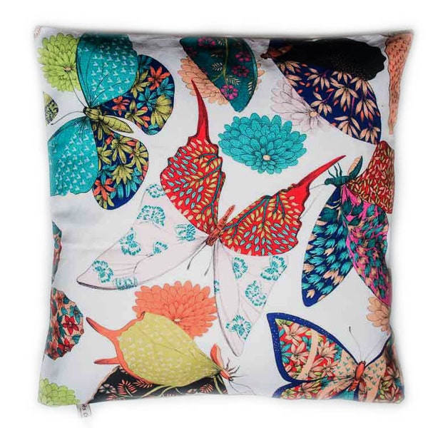 Housse de coussin motif Papillons