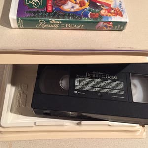 HOLIDAY Sale: Rare-Beauty & The Beast VHS Tape 92 Disney's Classic-1325 W/Enchanted Christmas Tape image 2