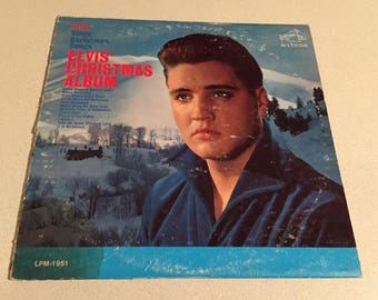 HOLIDAY Sale:  1958 RCA Victor Elvis Presley”Elvis' Christmas Album”Vinyl LPM-1951