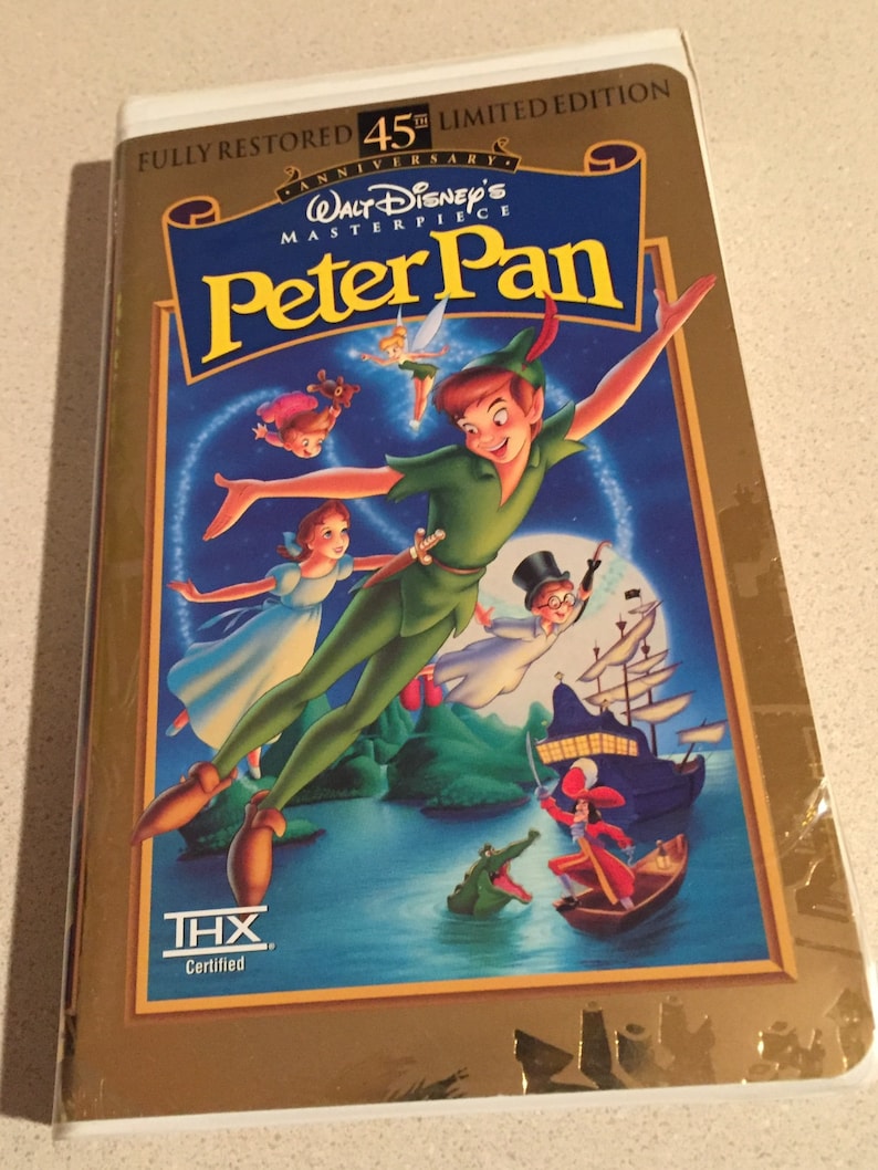 Collectors Item Disney's Peter Pan VHS 1998 45th Etsy