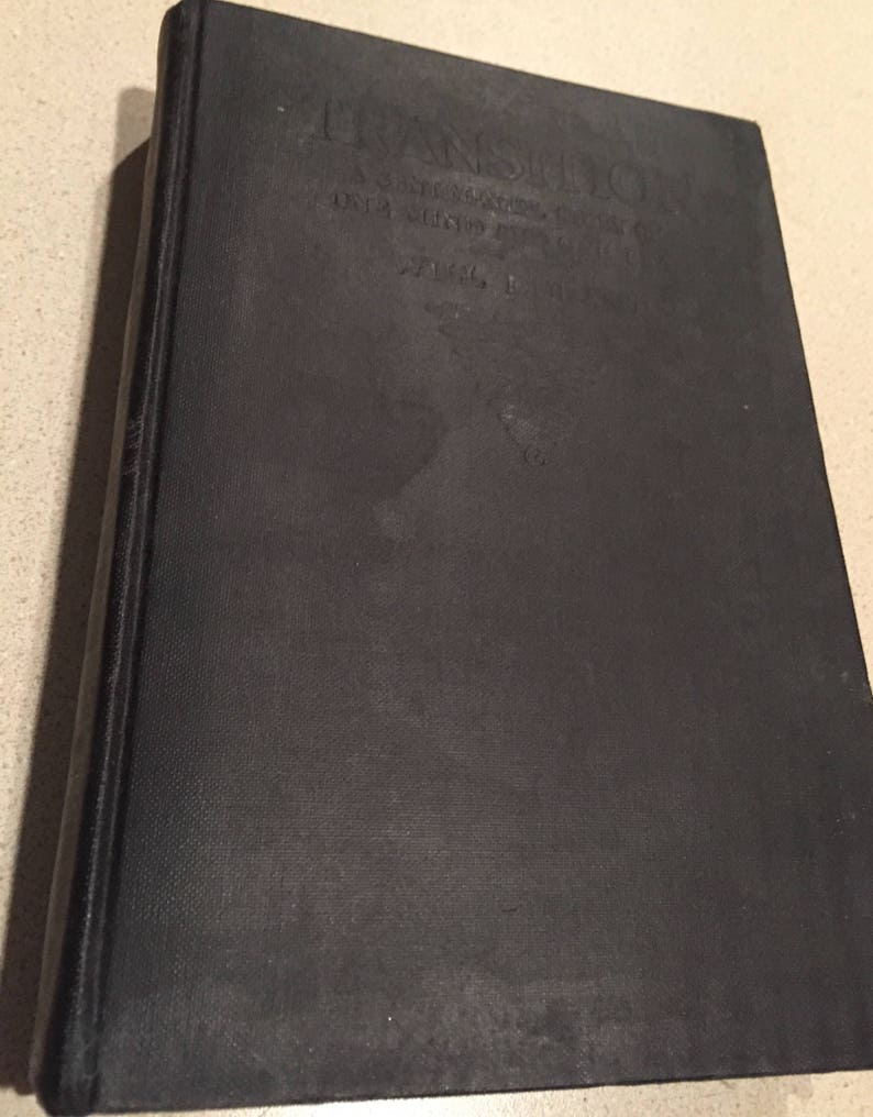 Hey Collectors: Transition A sentimental Story of One Mind and One Era-Will Durant-1927-1st EdItion image 1