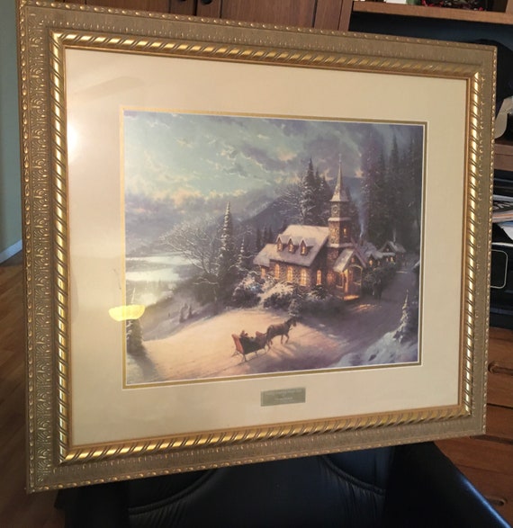 Vintage Thomas Kinkade Home Interiors Library Edition Etsy