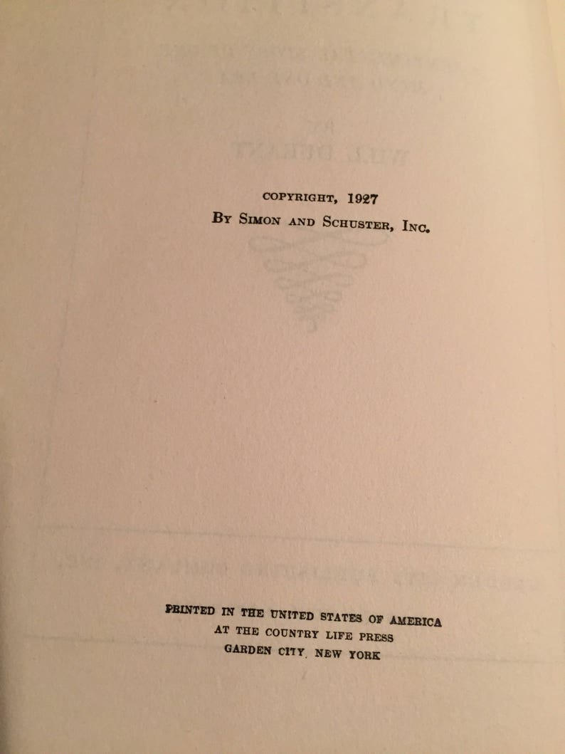 Hey Collectors: Transition A sentimental Story of One Mind and One Era-Will Durant-1927-1st EdItion image 6