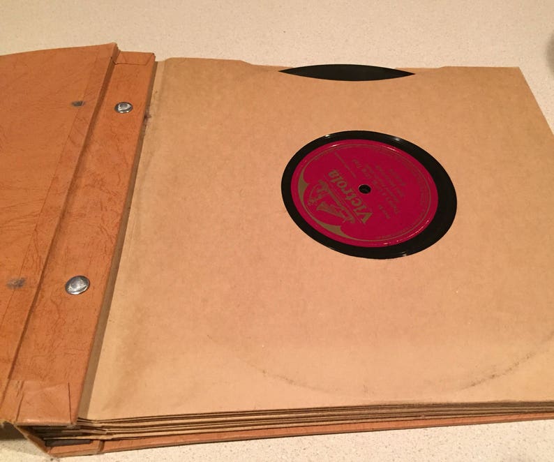 Collectors 78 RPM Record Album W/778RPM Recordsperry Como,eileen