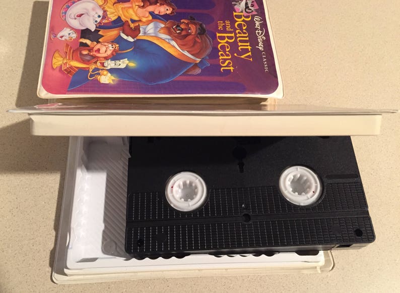 HOLIDAY Sale: Rare-Beauty & The Beast VHS Tape 92 Disney's Classic-1325 W/Enchanted Christmas Tape image 6