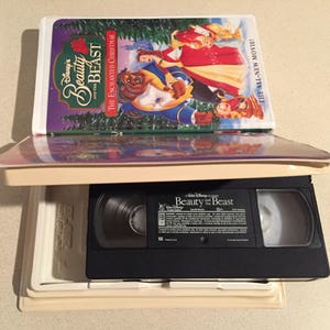 Vendita VACANZE: Rare-Beauty & The Beast VHS Tape '92 Disney's Classic-1325 W/Enchanted Christmas Tape immagine 3