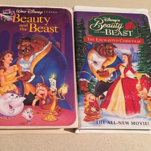 Vendita VACANZE: Rare-Beauty & The Beast VHS Tape '92 Disney's Classic-1325 W/Enchanted Christmas Tape immagine 8