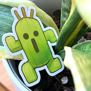 Final Fantasy Cactuar Vinyl Sticker