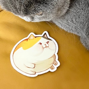 FFXIV Fat Cat Vinyl Sticker