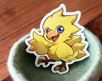 Final Fantasy Chocobo Alpha Vinyl Sticker