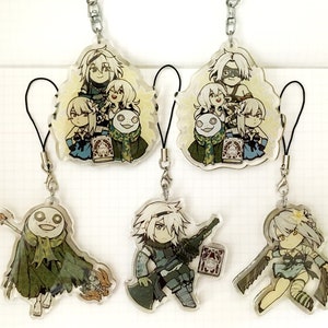 2.5" Nier Replicant Gestalt Charms