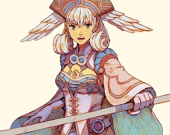 Xenoblade Chronicles Melia Poster/Print