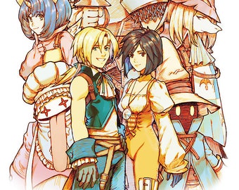 Final Fantasy IX 9 Print Poster