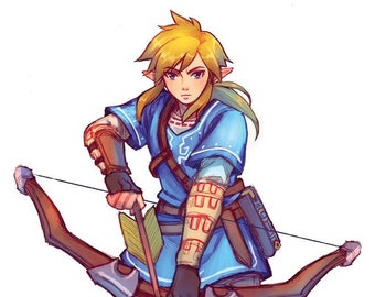 Legend of Zelda Breath of the Wild Link