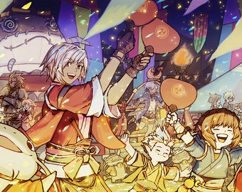 Ffxiv 4 3 Under The Moonlight Poster Print Etsy Ffxiv 4 3 Under The Moonlight Poster Print Etsy