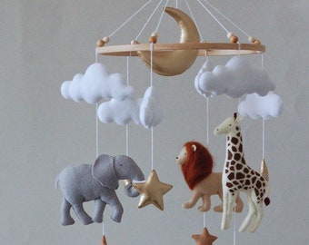 animal cot mobiles for babies