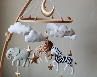 Crib Baby Mobile Felt Nursery Felt Toys Pdf Par Byemilydecor