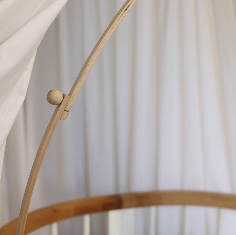 Baby Mobile Wood Arm Attachment Eco Crib Arm Mobile Arm Crib Etsy