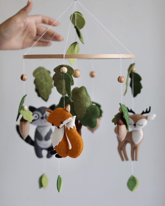 Baby mobile woodland mobile Nursery 