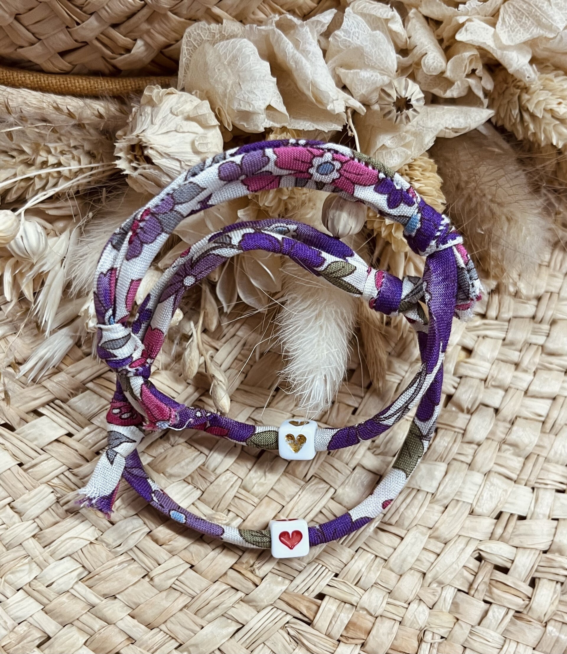 Polyester Cord Bracelet to Personalize - Vintage Letter Beads - Miyuki Beads - Personalization - Women