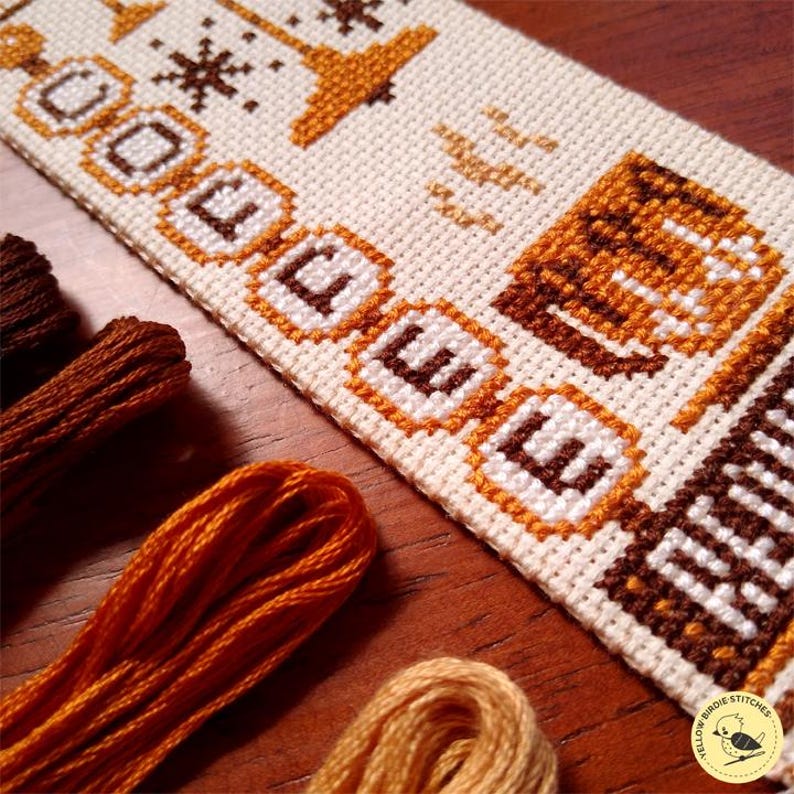 Coffee Required Cross Stitch Bookmark Pattern (PDF Download) - Etsy UK