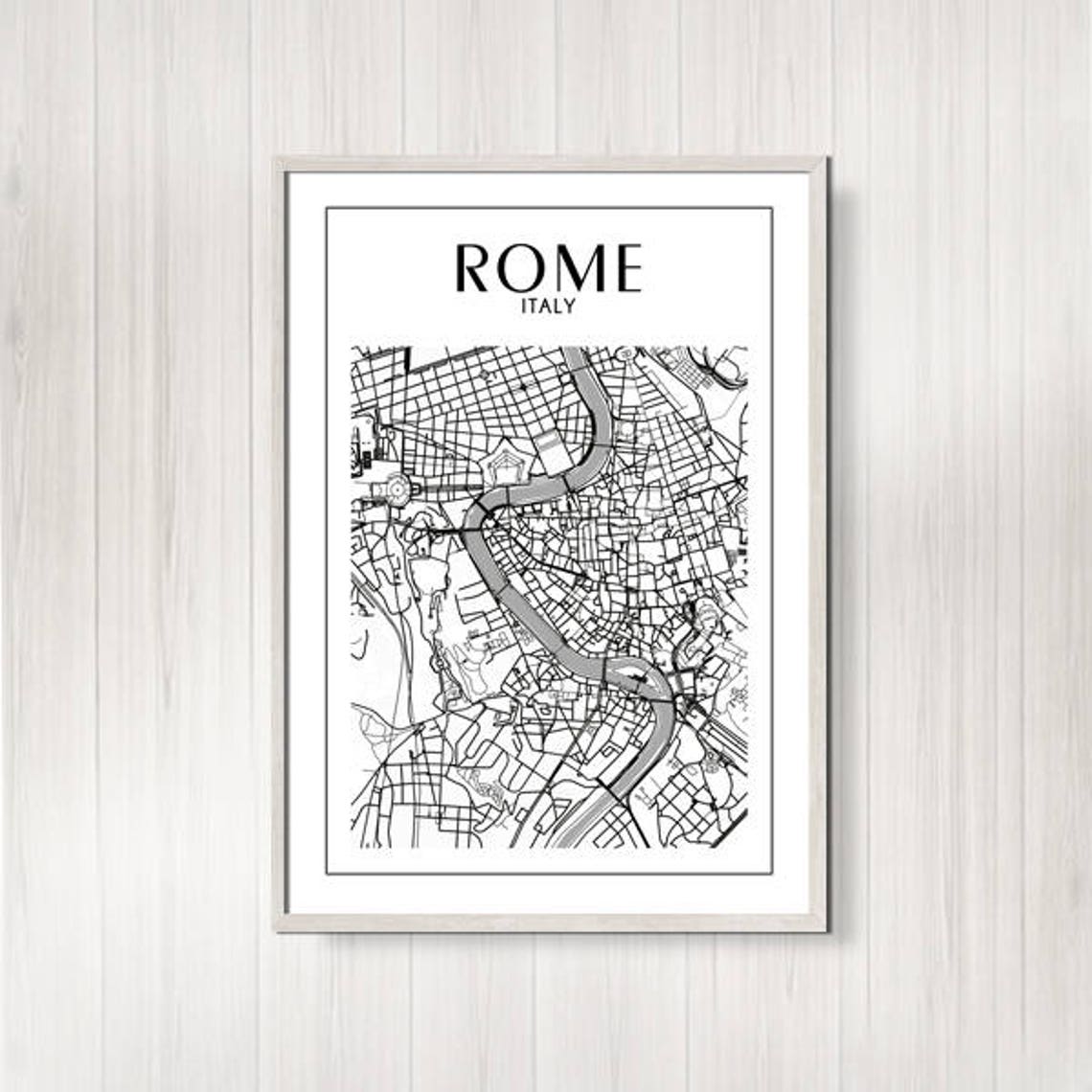 Rome Poster for Digital Download Printable Wall Art Italy | Etsy
