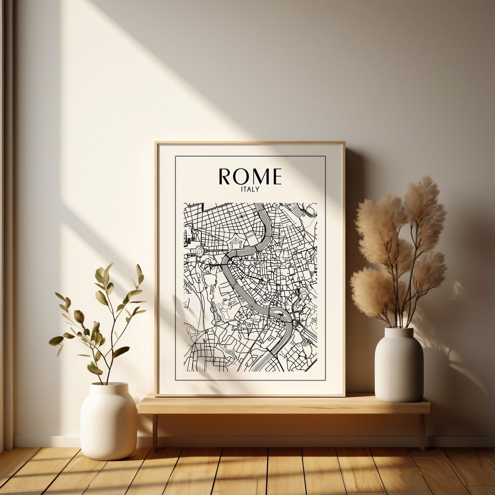 Rome Poster for Digital Download, Printable Wall Art, Italy Print, Map ...