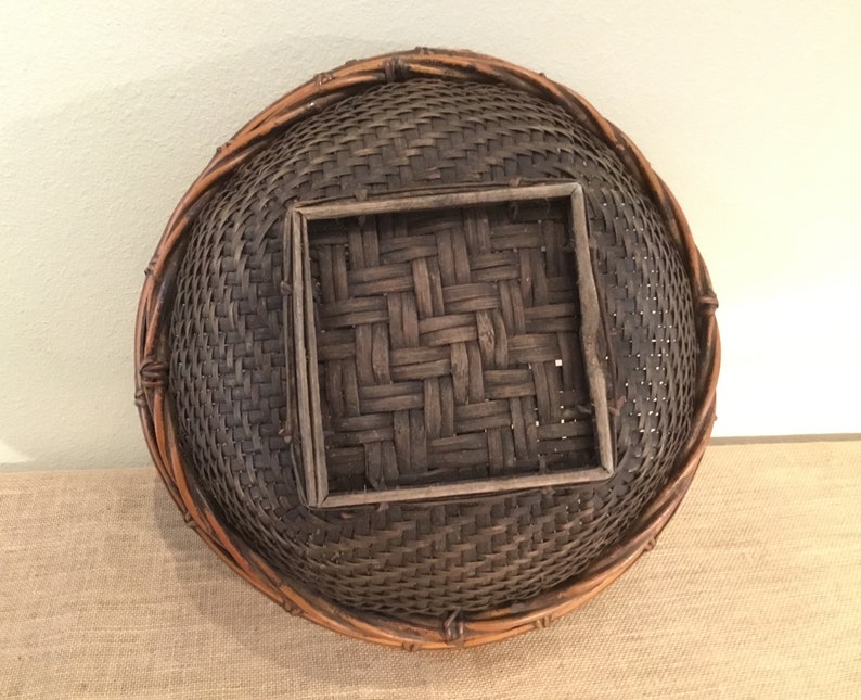 Large Tribal Ifugao Rattan Basket Woven Benaue | Etsy