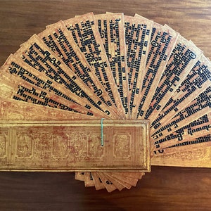 Impeccably Illustrated Complete, Kammavaca, Book, 16-page, Burma, Burmese, 1800s-1900s, Sarsekyo, Ribbon, Buddhist, Monk,Sutra