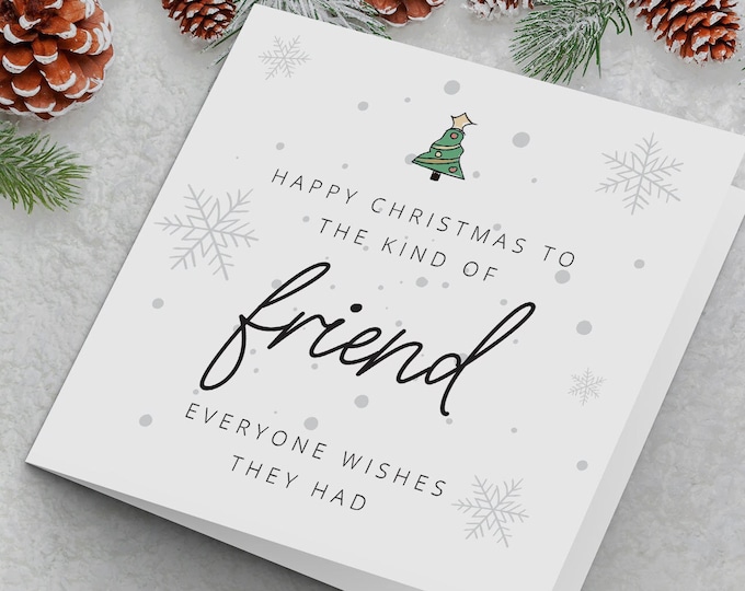 Special Friend Christmas Card Christmas Card for a Special Friend