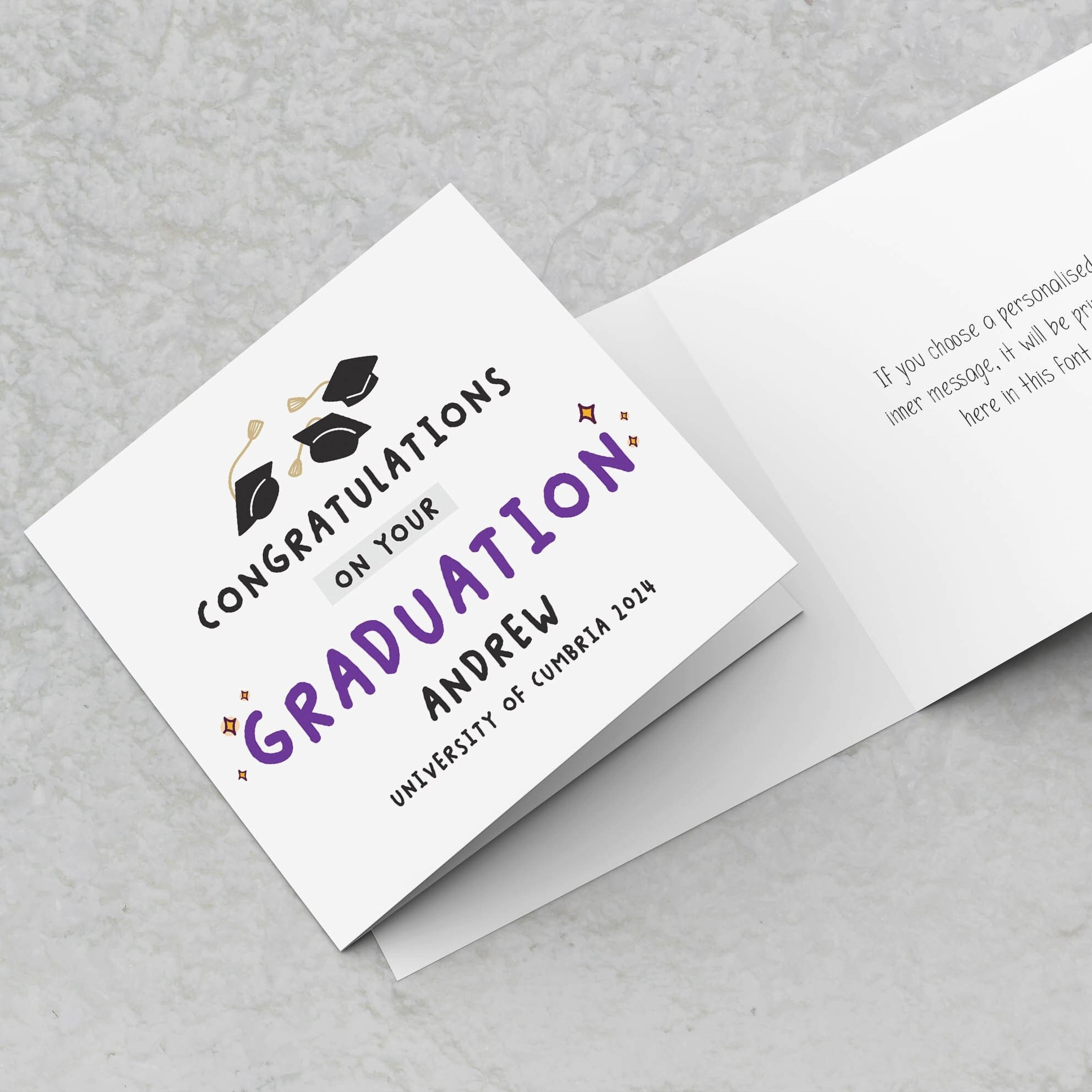 Personalised Graduation Card, Congratulations on Your Graduation Card ...