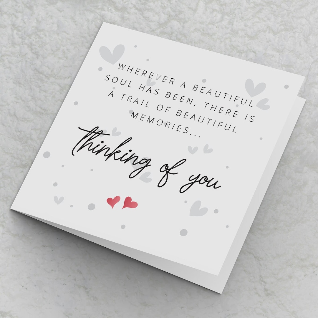 Thinking of You Card, Sympathy Card, Heartfelt Here for You Card ...