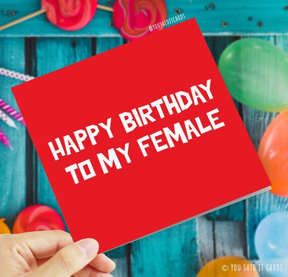 Joyeux Anniversaire A Ma Femme Drole Blague Comedie Cartes Etsy Canada