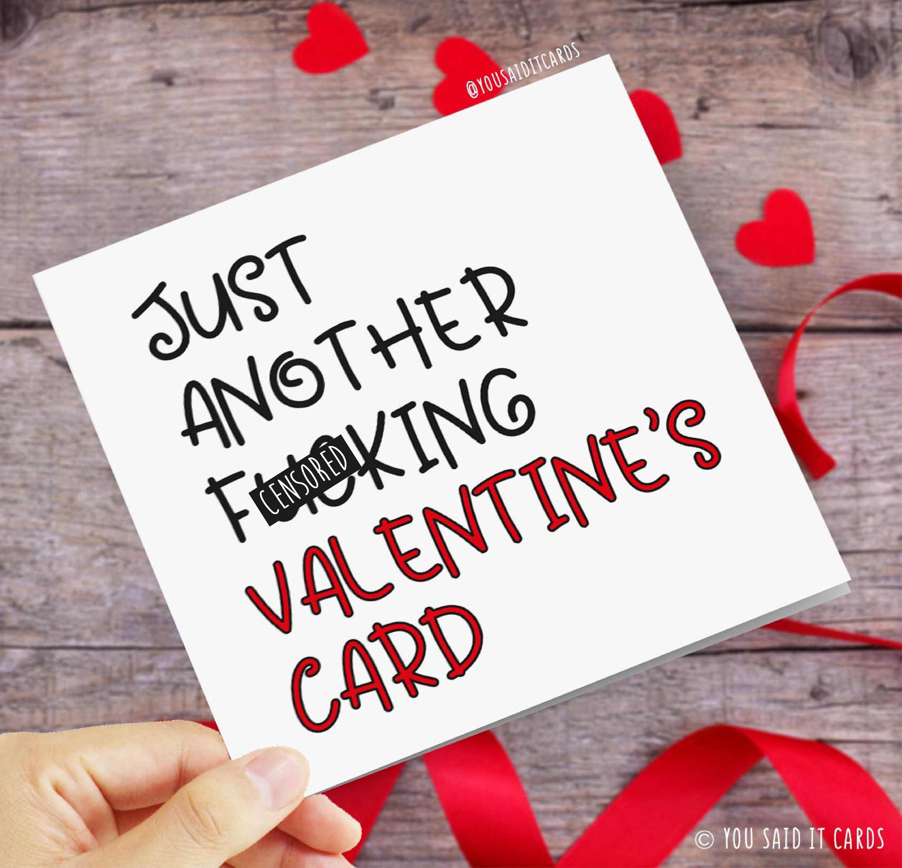 Just Another Fucking Valentine's Card Rude Funny - Etsy Just Another Fucking Valentine's Card Rude Funny - Etsy
