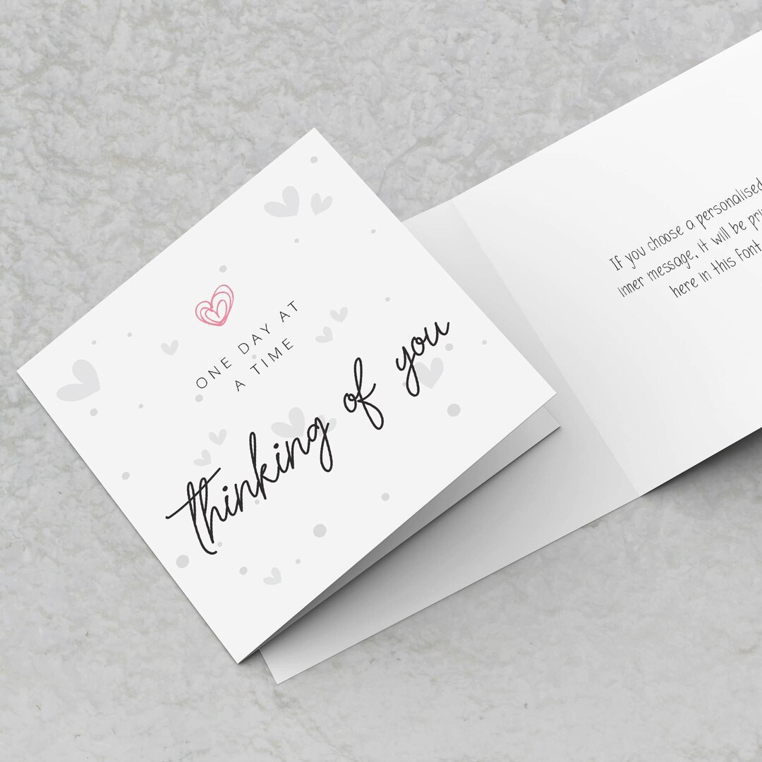 Thinking of You Card, Sympathy Card, Here for You, Bereavement Card ...