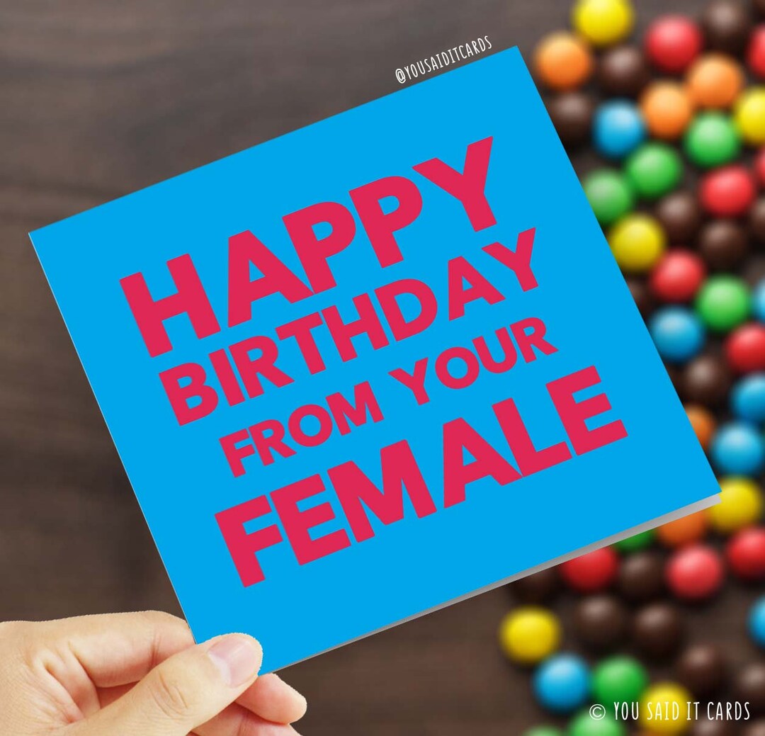 Funny Female Birthday Card – Humorous TV Joke Comedy Greetings for Her ...