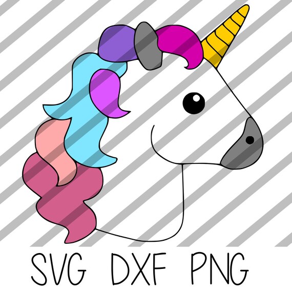 Download Unicorn Head Vinyl Svg Etsy