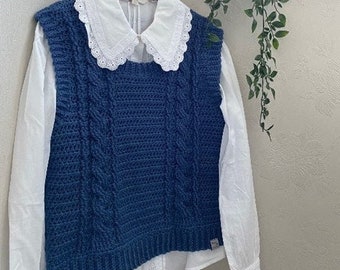 Crochet Pattern - Tank Top / Vest / Sweater Vest