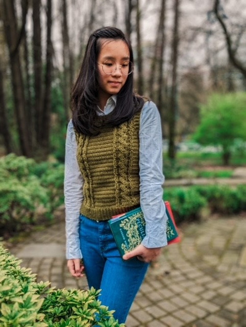 Crochet Pattern Tank Top / Vest / Sweater Vest Etsy UK