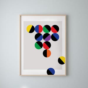 Otoño, Impresión de diseño, Impresión de arte moderno, Póster contemporáneo, Color, Arte de pared, Diseño minimalista