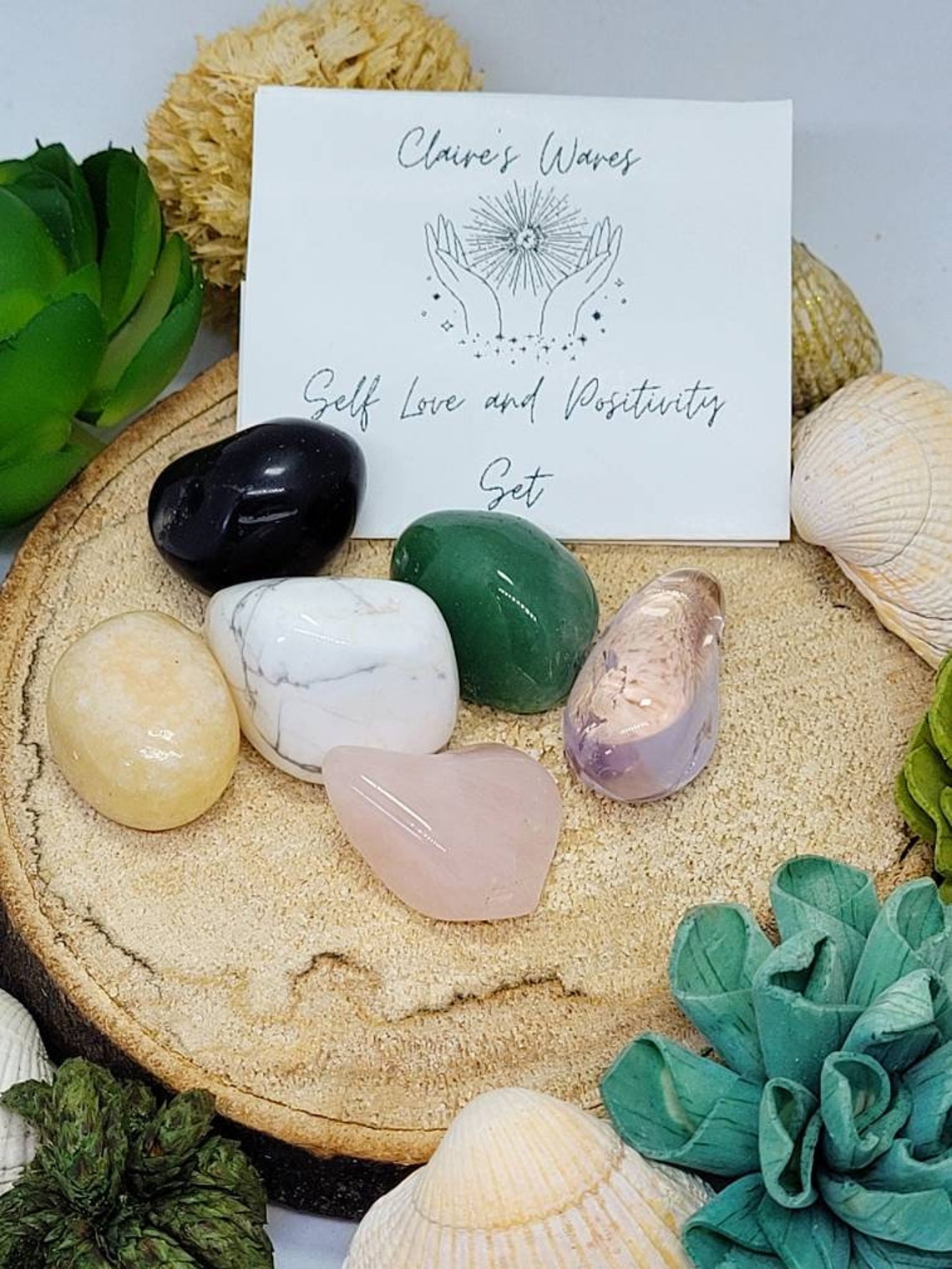 Self Love and Positivity Crystal Set Etsy