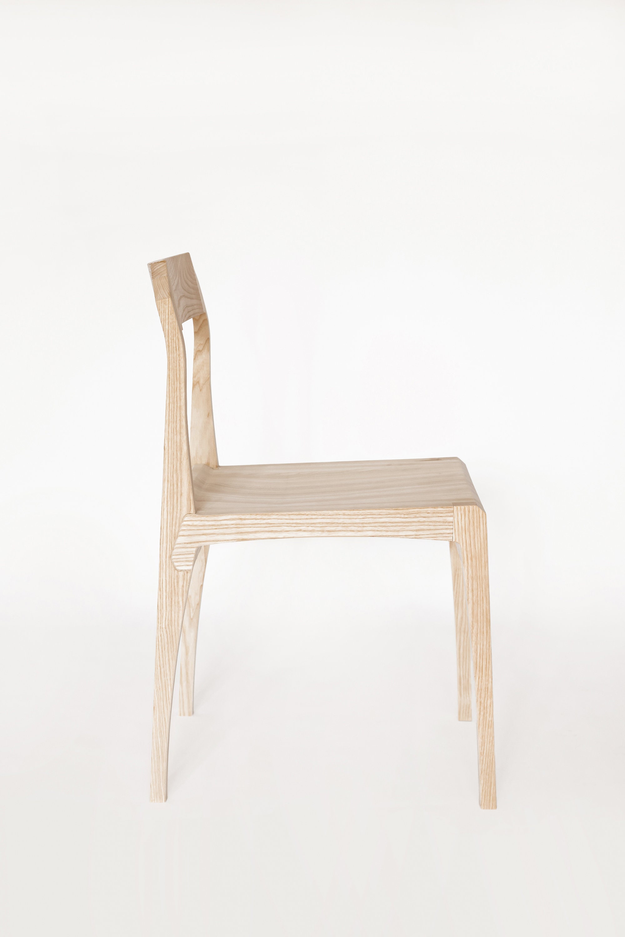 Dining Chair Contemporary Chair Wood Dining Chair Ash Wood Etsy