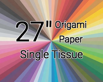 27 Inch Single Tissue Origami Paper (Single Sheet)
