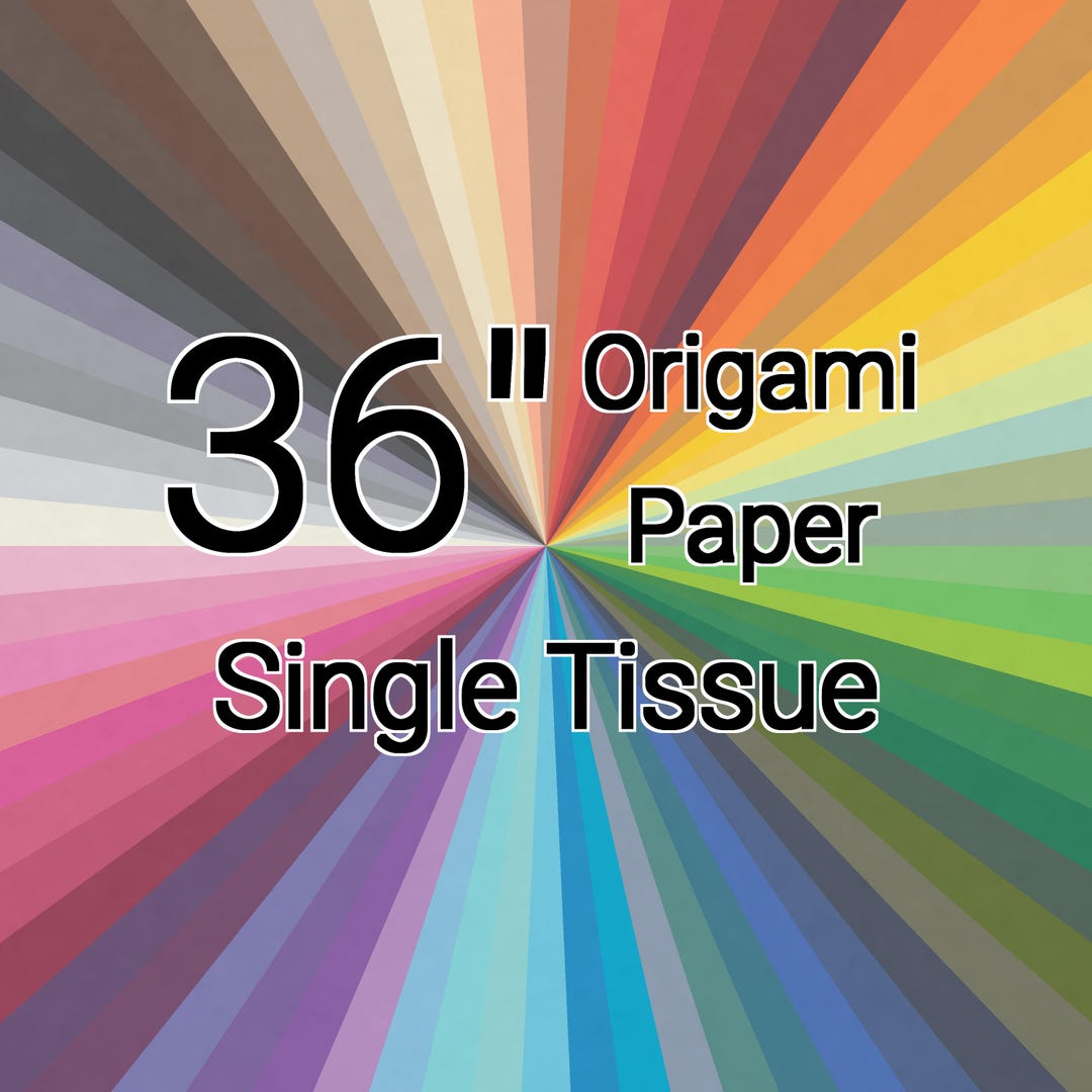 36 Inch Single Tissue Origami Paper (single Sheet) - Etsy