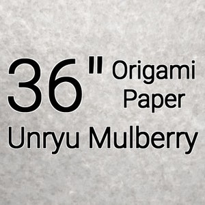 36 Inch Unryu/Mulberry Origami Paper (Single Sheet)